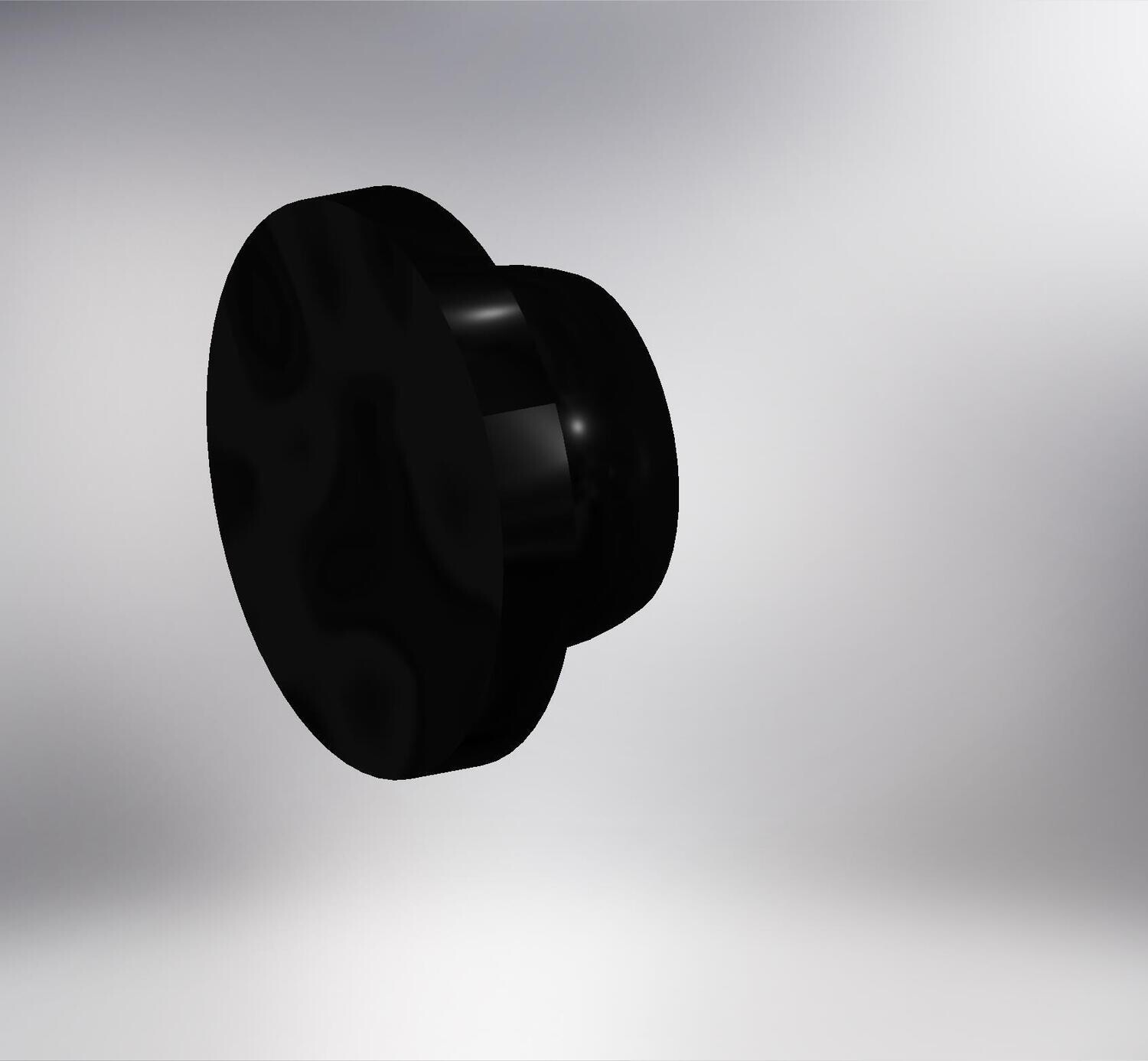 Paumelle 0061 / 0063 Afdekdop 14x10x5 Zwart
