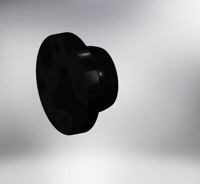 Paumelle 0061 / 0063 Afdekdop 14x10x5 Zwart