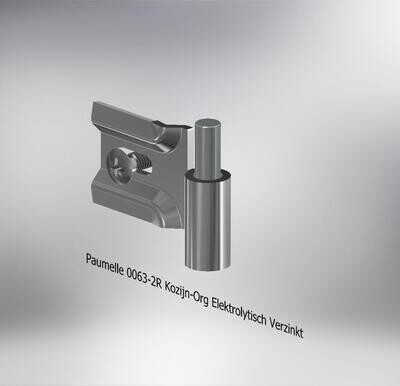 Paumelle 0063-2R, Kozijn-Org, Verzinkt