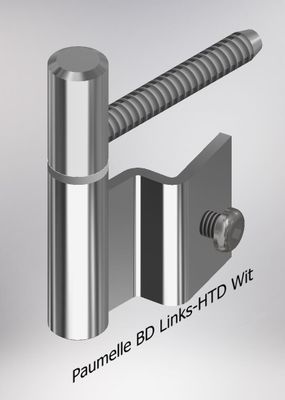 Paumelle BD-Links, Houtdraad 7.5x2, Ring Wit