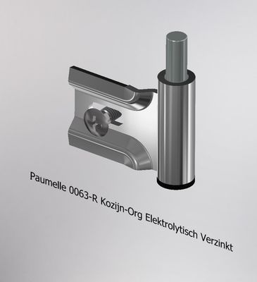 Paumelle 0063-R Kozijn-Org, Verzinkt