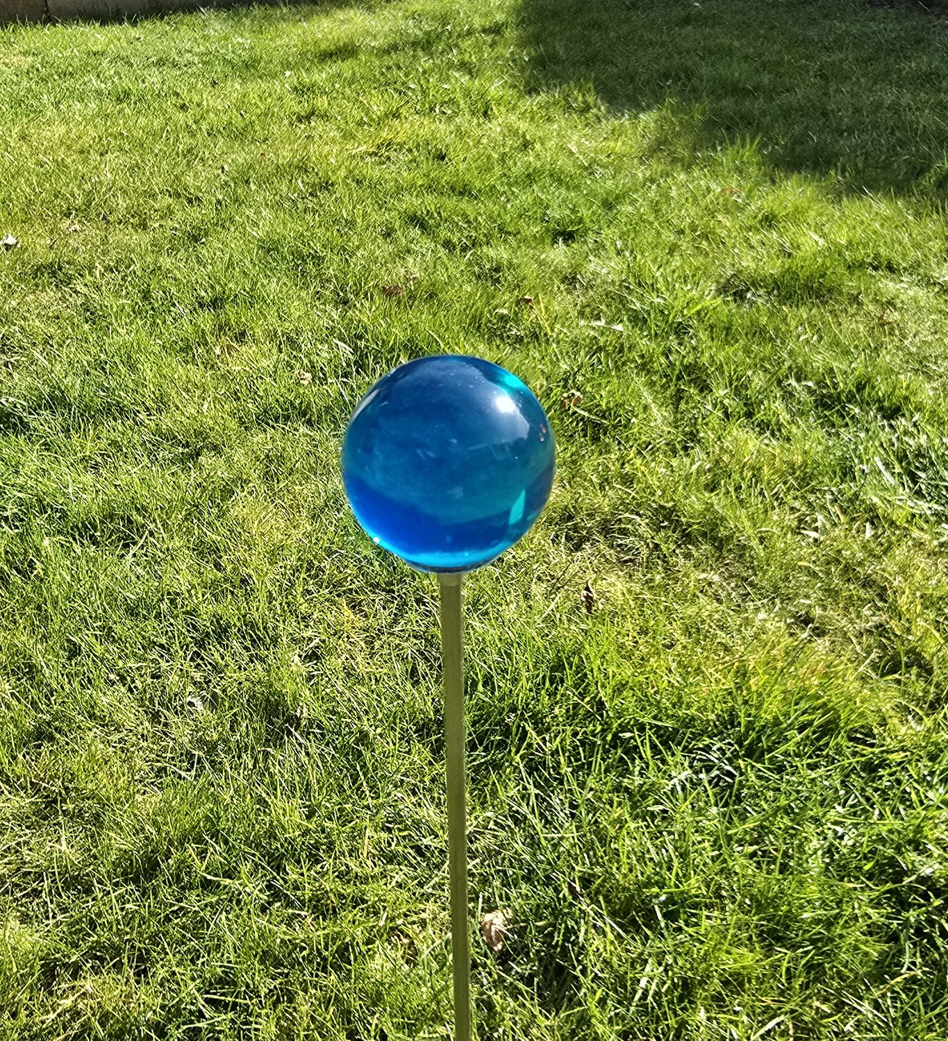 Bol, 4.5 cm, op rvs-steker