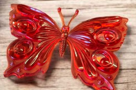Vlinder, 15 cm, schutting-decoratie