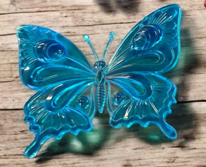Vlinder, 15 cm, schutting-decoratie