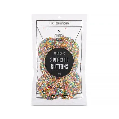 Speckled buttons