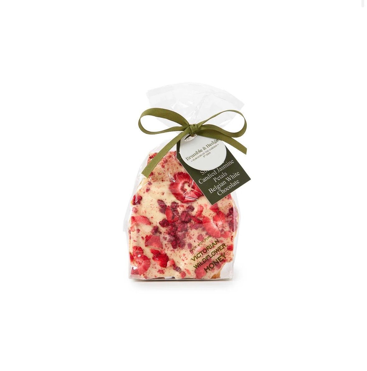 Raspberry, Strawberry & White Belgian Chocolate Honeycomb