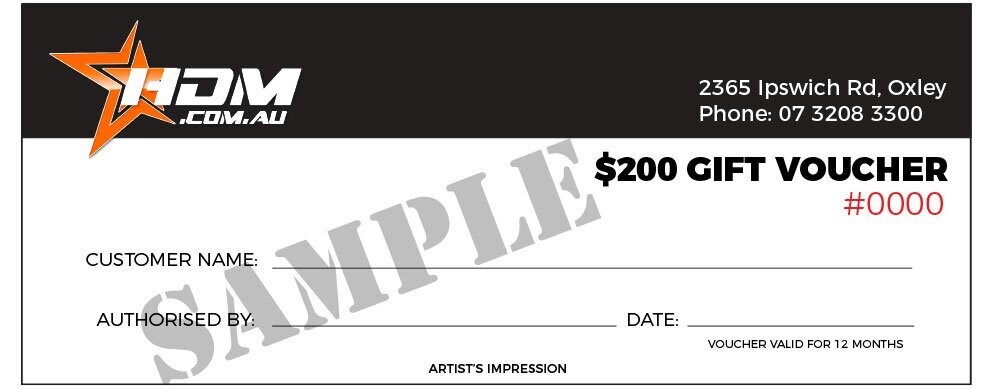 $200 HDM Gift Voucher