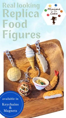 NEW! Miniature Food Figure Keychains/Magnets FreeShip