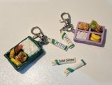 NEW! Build your own Bento Box Keychain with Name Personalisation - FreeShip