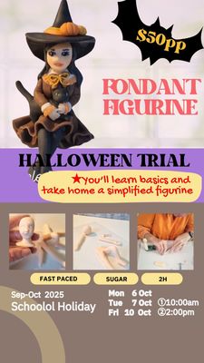 Halloween Sugar Figurine Making - Trial