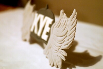 Fondant Cake decorations - Personalised Message Plaque