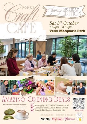 Sydney Craft Cafe - 3 October 2026