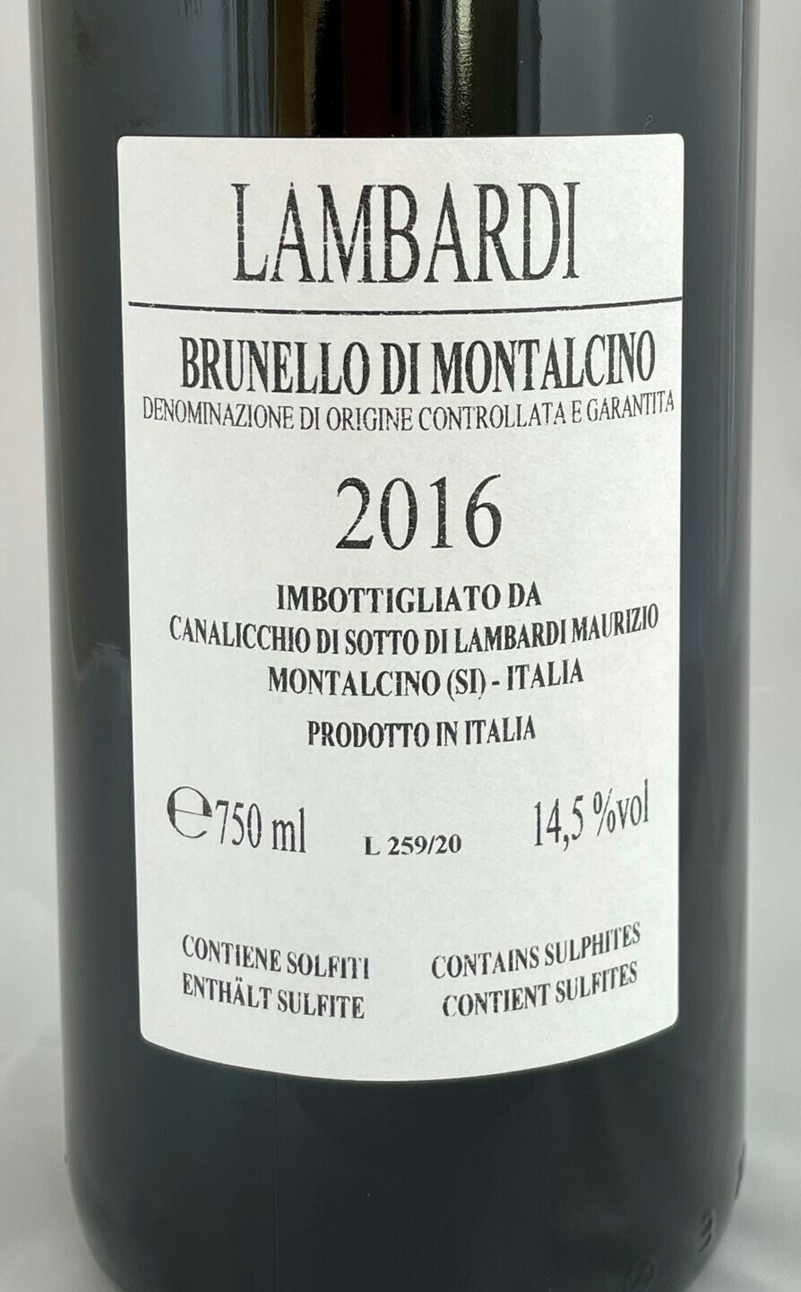 Brunello di Montalcino DOCG 2016