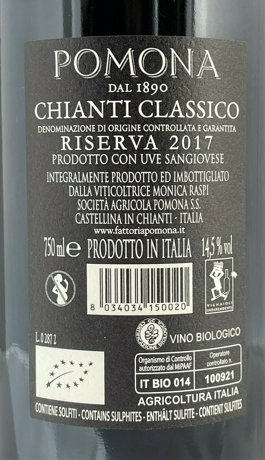 Chianti Classico Riserva DOCG 2017 Pomona