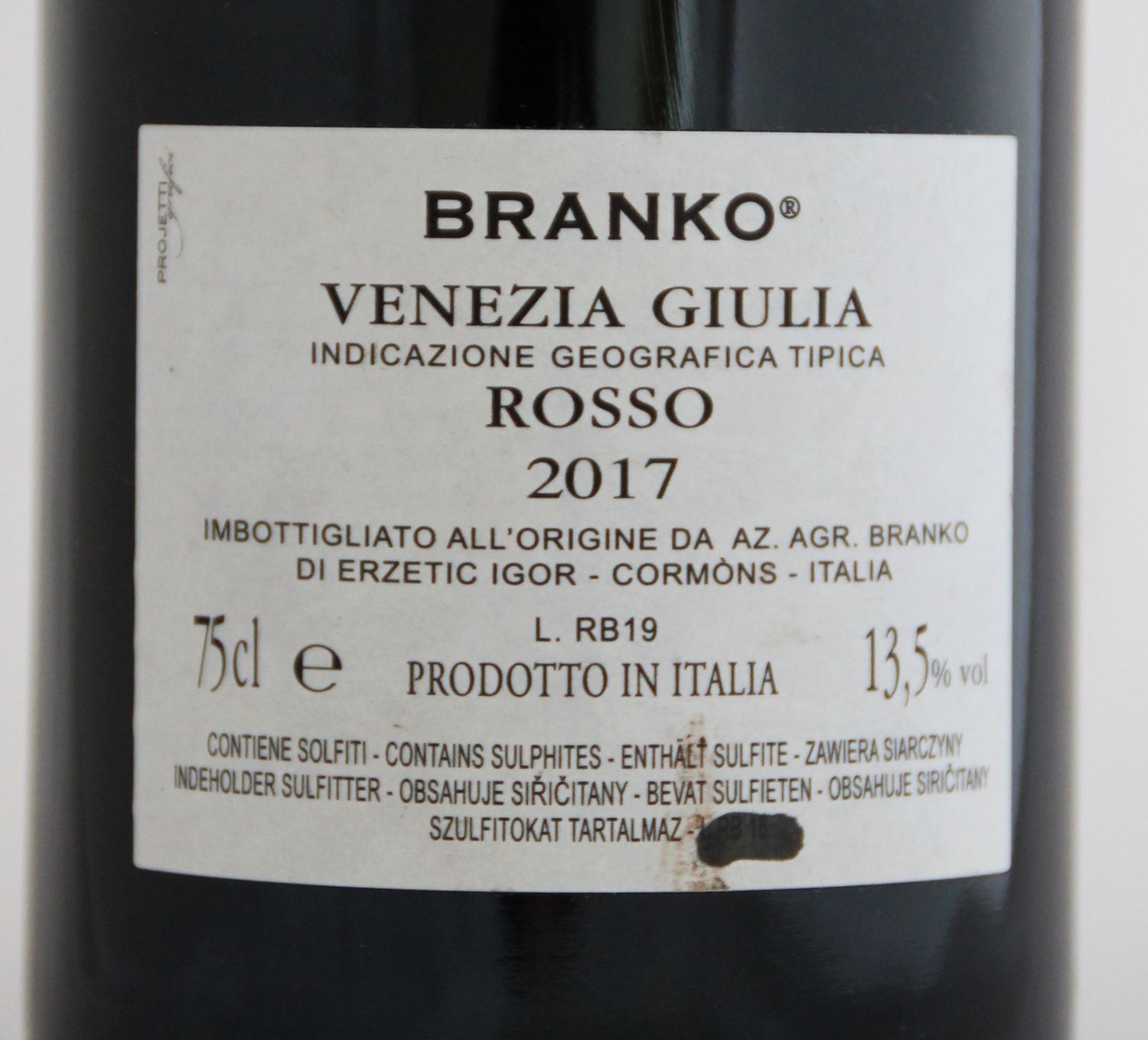 Branko Red IGT 2017 Rotwein