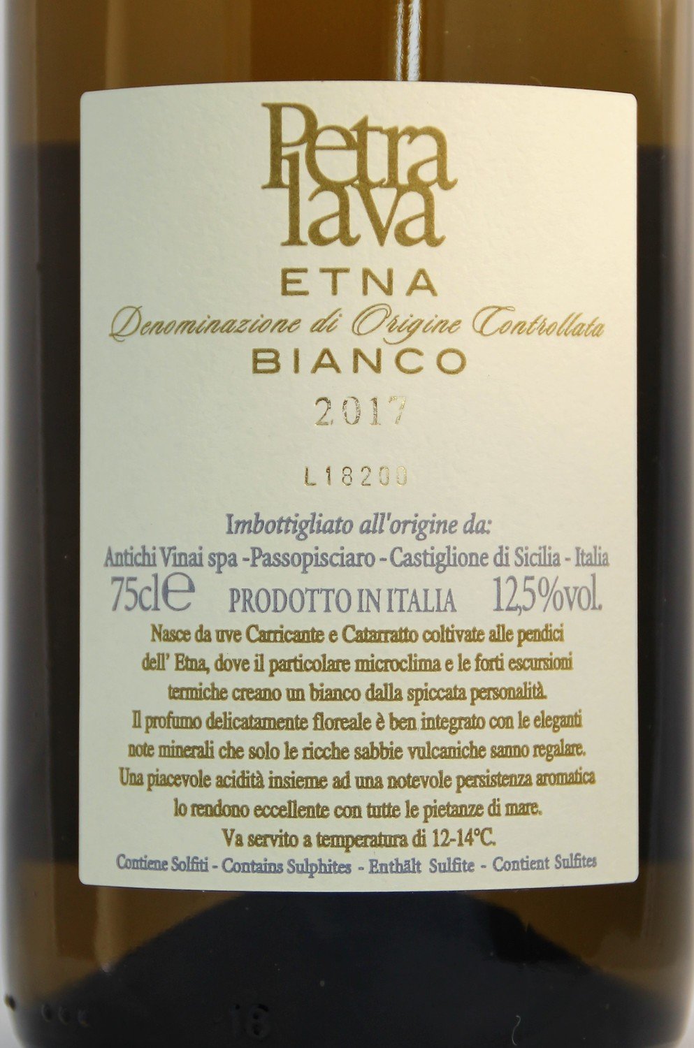 Petralava ETNA Bianco DOC 2017