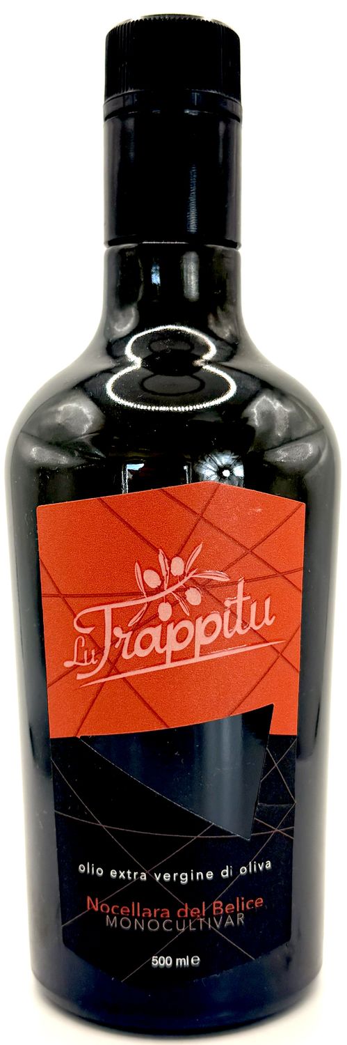 Lu Traputti - Nocellara  Natives Olievenöl 500 ml.