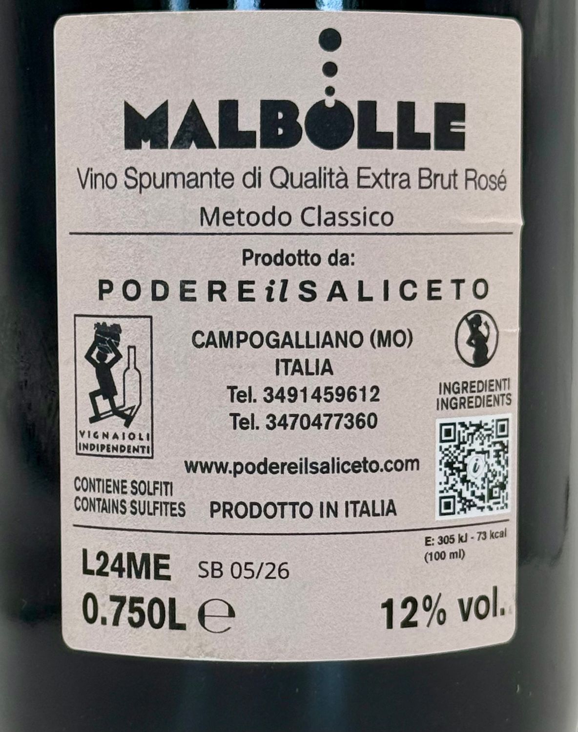 Spumante Extra Brut ROSE Qualitätsschaumwein
