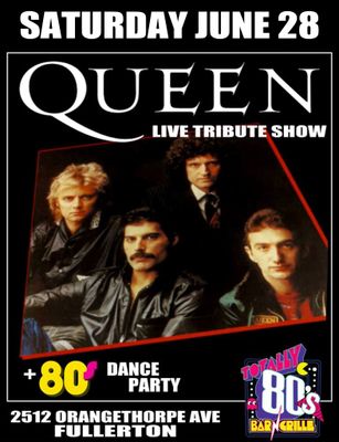 June 28th, 2025 - Saturday - Queen - Live Tribute Show