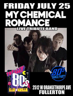 July 25th, 2025  - Friday - My Chemical Romance - Live Tribute Show