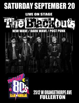 September 20th, 2025 - Saturday - The Blackouts Live Show