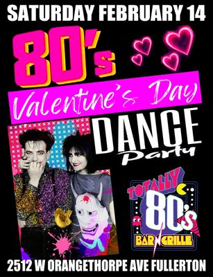 February 14th, 2026- Saturday - Valentine's Day Dance Party