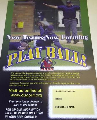 NABA League Poster
