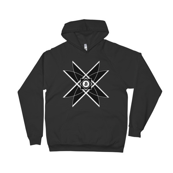 BITCOIN on the BLOCK - (HOODIE), Color: Black, Size: XS