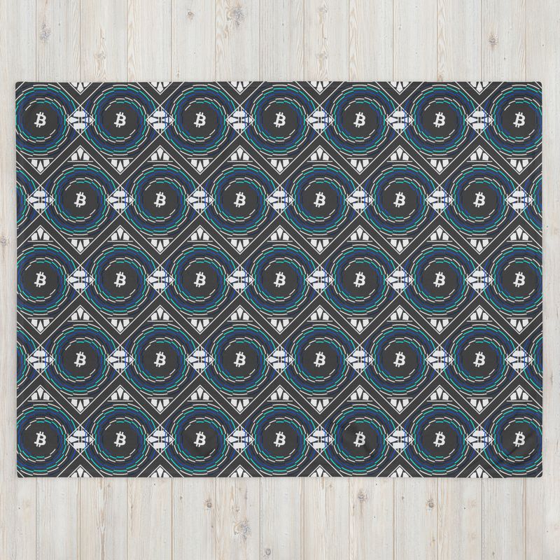 BITCOIN in FULL BLOSSOM - (BLANKET #3)