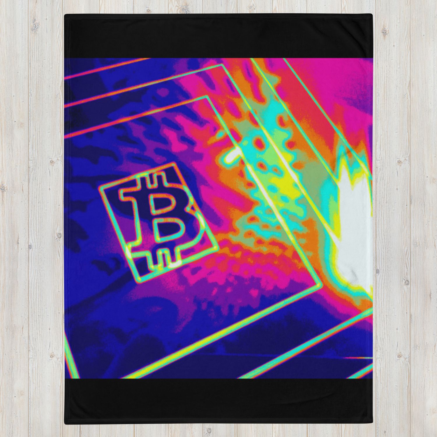 BITCOIN in SPLASHING COLOR - (BLANKET #1) BITCOIN in SPLASHING COLOR - (BLANKET #1)