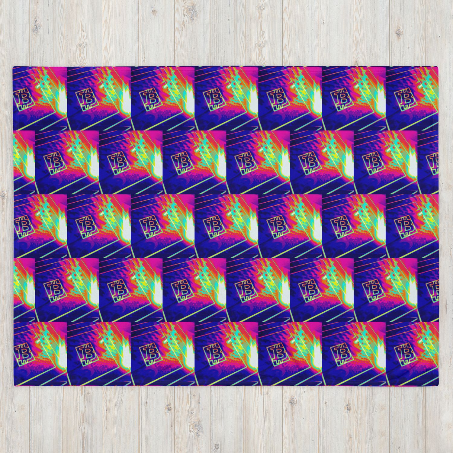 BITCOIN in SPLASHING COLOR - (BLANKET #2) BITCOIN in SPLASHING COLOR - (BLANKET #2)