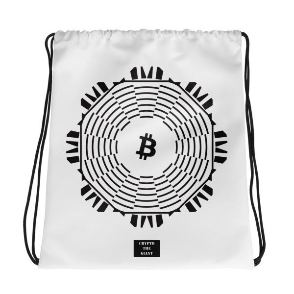BITCOIN in FULL BLOOM - (DRAWSTRING BAG)