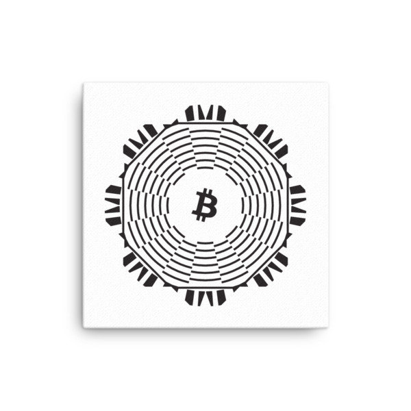 BITCOIN in FULL BLOOM - (CANVAS) BITCOIN in FULL BLOOM - (CANVAS), Size: 12×12