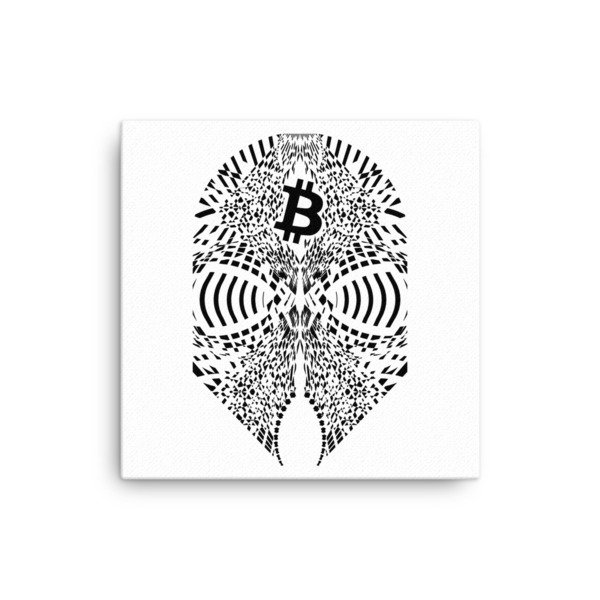 BITCOIN the GIANT - (CANVAS), Size: 12×12