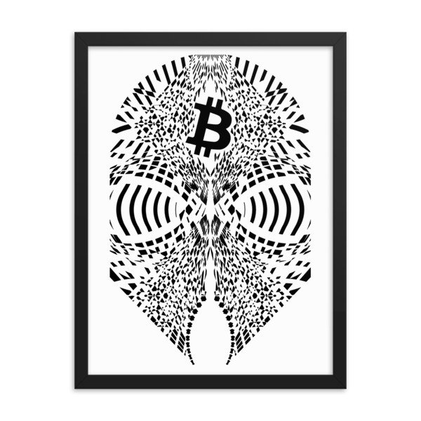 BITCOIN the GIANT - (FRAMED POSTER)