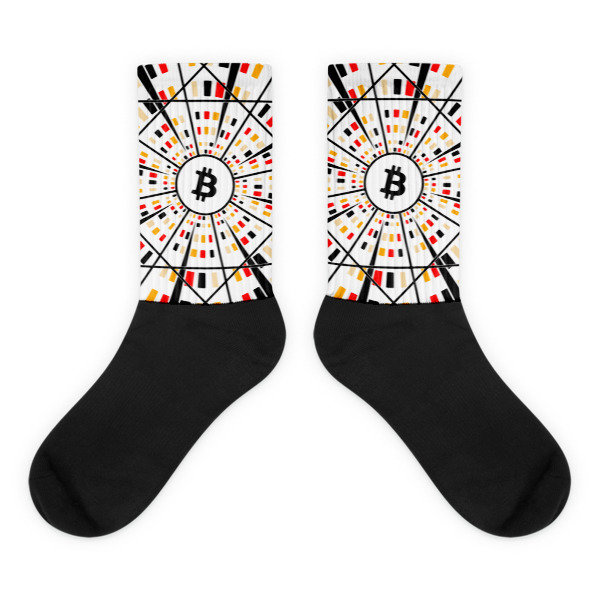 BITCOIN at HYPER SPEED - (SOCKS), Size: M (6-8)