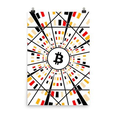 BITCOIN at HYPER SPEED - (POSTER)