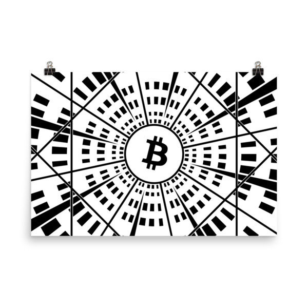 BITCOIN at HYPER SPEED - (POSTER)