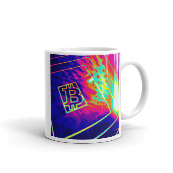 BITCOIN in SPLASHING COLOR - (MUG)