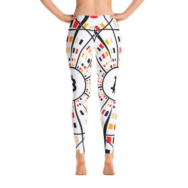 BITCOIN at HYPER SPEED - (LEGGINGS), Size: XS