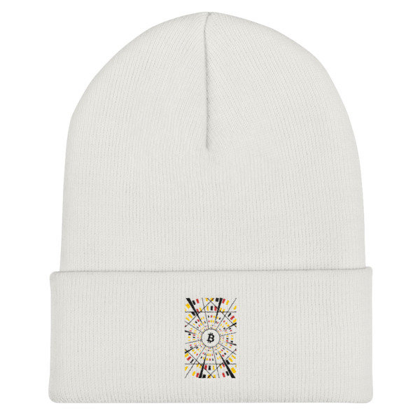 BITCOIN at HYPER SPEED - (BEANIE), Color: White