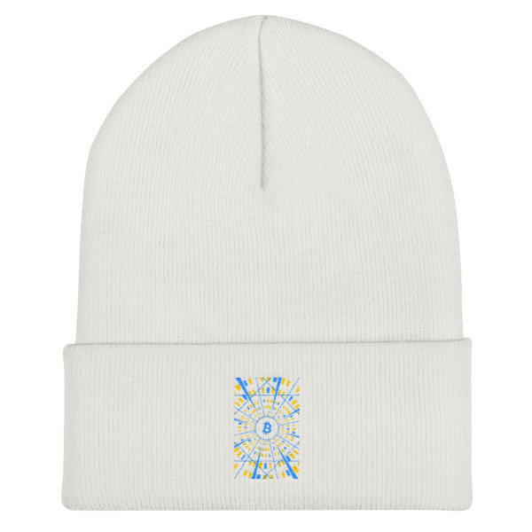BITCOIN at HYPER SPEED - (BEANIE), Color: White