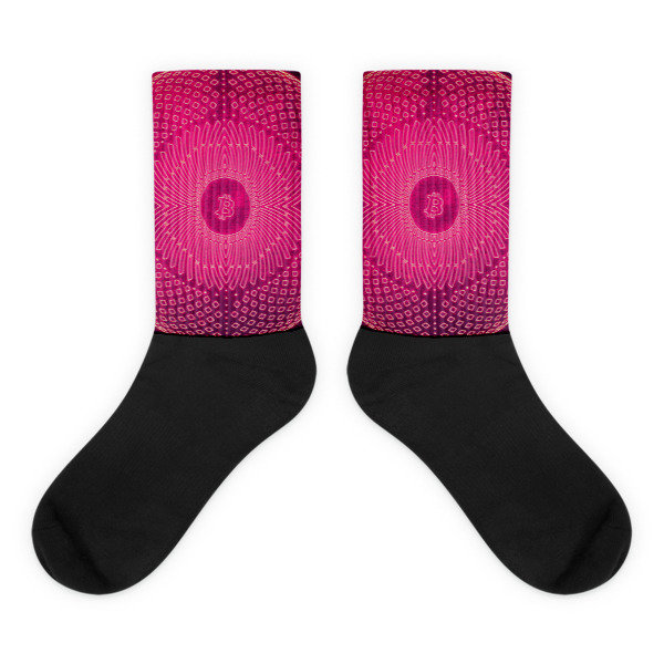 BITCOIN in GRIM DARKNESS - (SOCKS), Size: M (6-8)