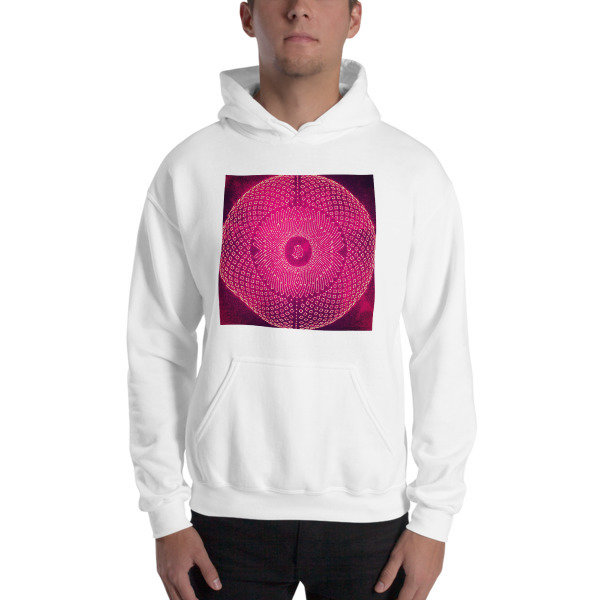 BITCOIN in GRIM DARKNESS - (HOODIE), Color: White, Size: S