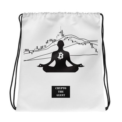 BITCOIN in the FLOW - (DRAWSTRING BAG)