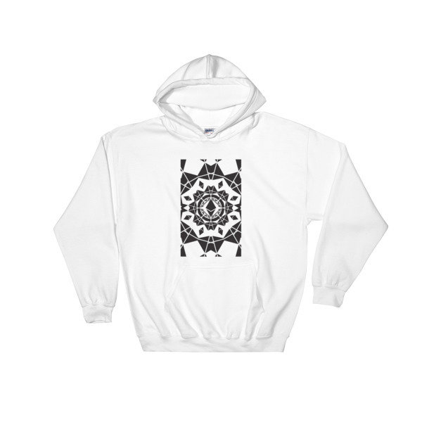 ETHEREUM in the MATRIX - (HOODIE), Color: White, Size: S