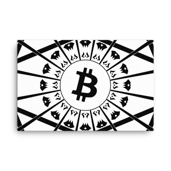 BITCOIN in the GLOW - (CANVAS)