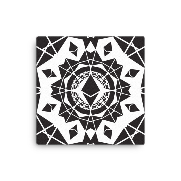 ETHEREUM in the MATRIX - (CANVAS), Size: 12×12