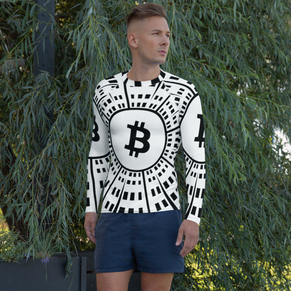 BITCOIN at HYPER SPEED - (RASH GUARD)