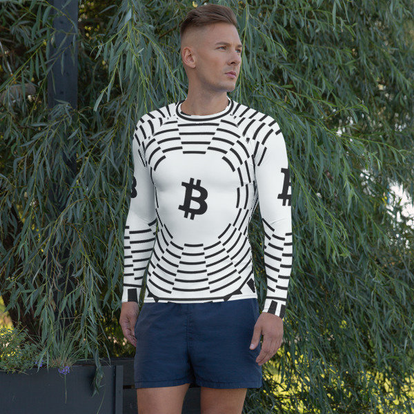 BITCOIN in FULL BLOSSOM - (RASH GUARD), Size: XS
